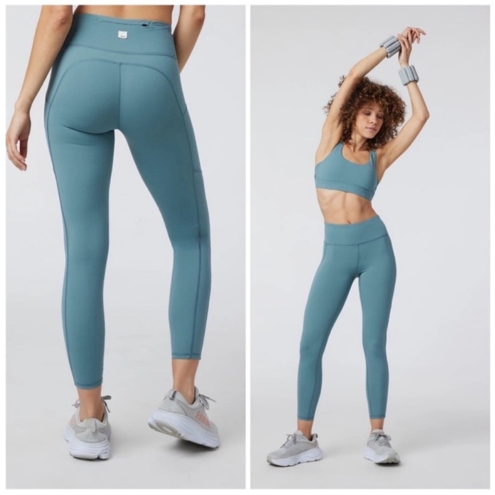 Vuori Stride Teal Legging Pants size Small